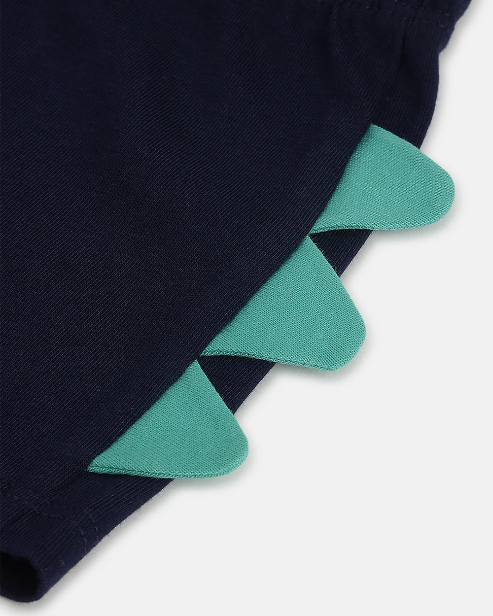 Chicco Navy Blue Shorts-Cotton-Solid-For Infants - Image 4