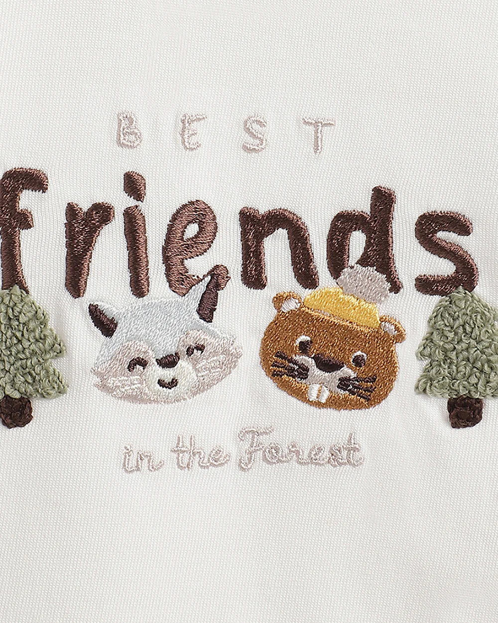 Chicco White T-shirt-Applique-Cotton-For Infants - Image 5