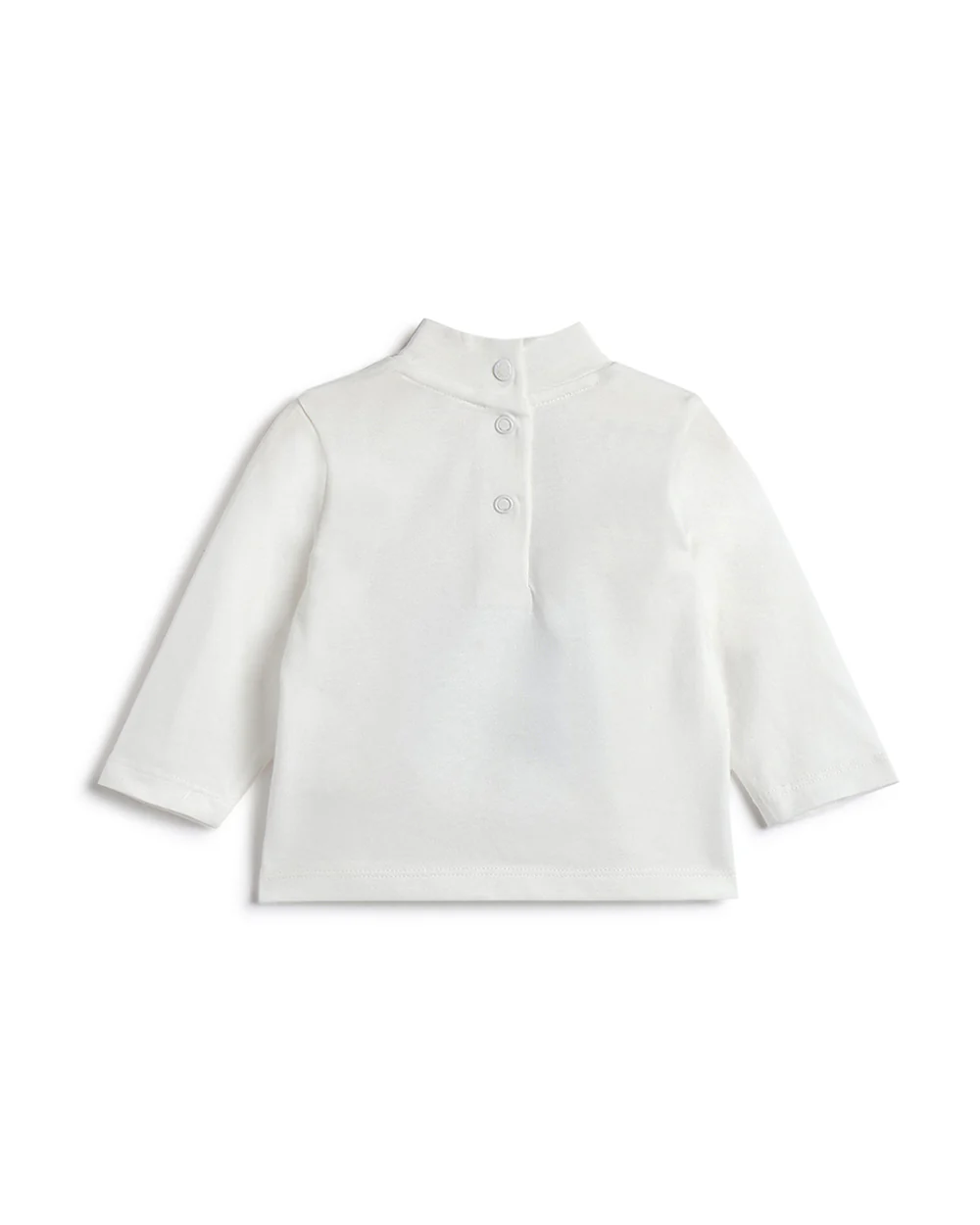 Chicco White T-shirt-Rocket Print-Cotton-For Infants - Image 2