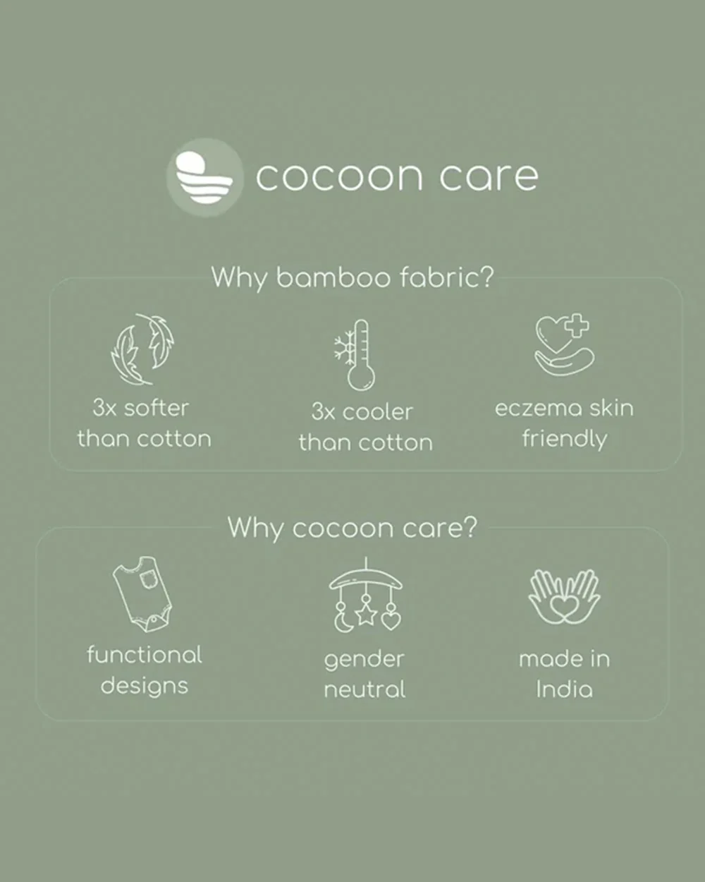 Cocoon Care Baby Hooded Towel-Bamboo Terry-Rabbit Farm - Image 7