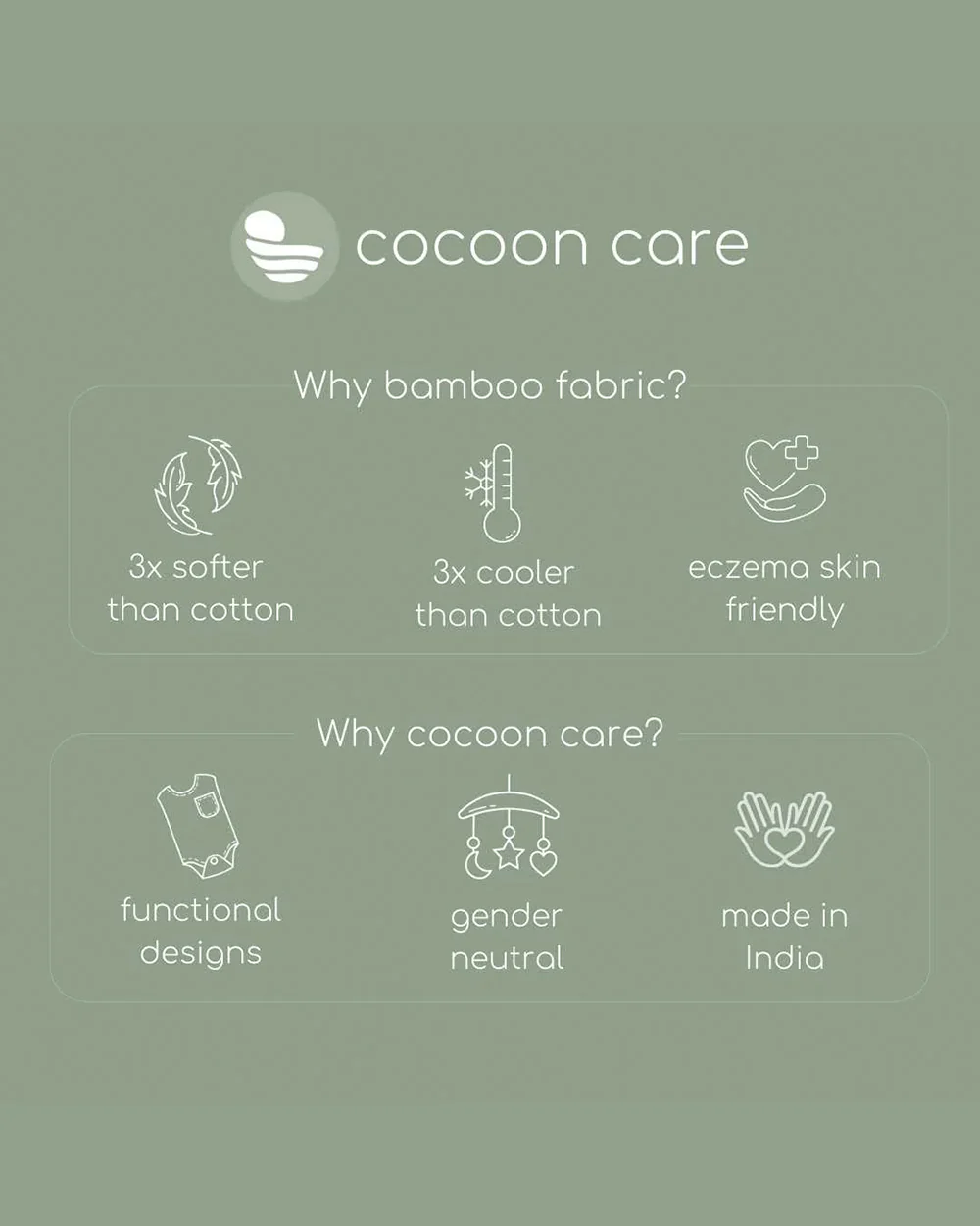 Cocoon Care Bamboo Muslin Sleeping Bag-With Soft & Breathable Muslin-Grows With Your Baby-Busy Bee-For Infants-6 to 12M - Image 5