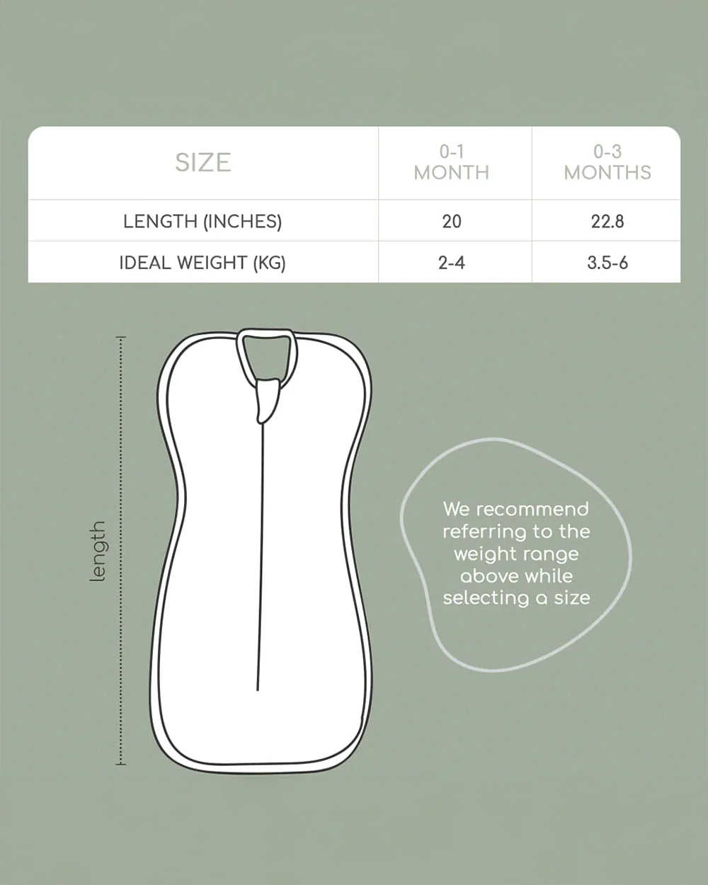 Cocoon Care Heart & Soul Baby Sleeping Bag/Pod-Bamboo Cotton-With 2 Way Zipper-Newborn Bed - Image 8