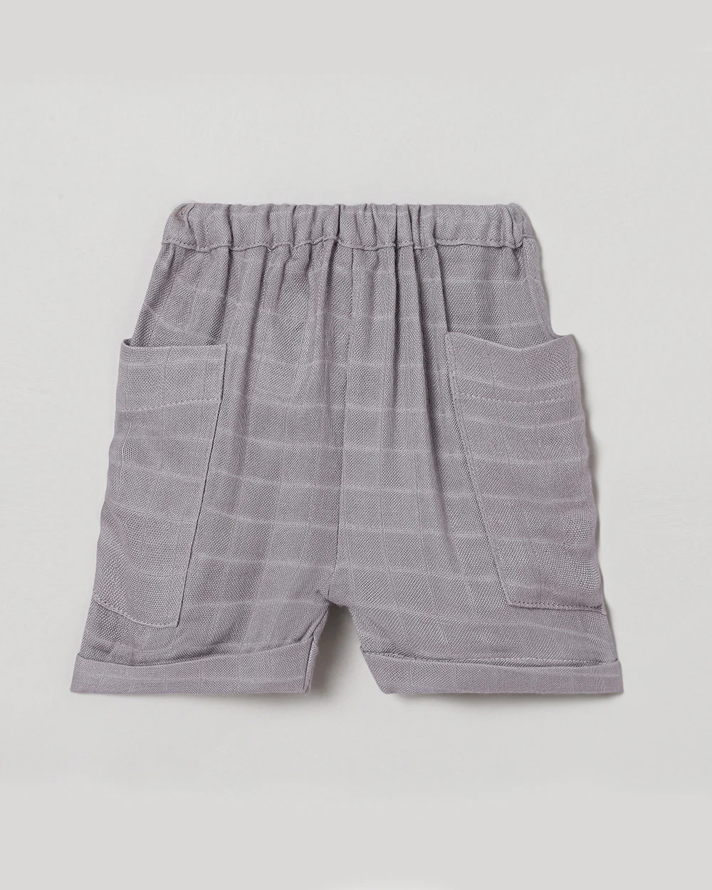 Cocoon Care Lavender T-shirt & Shorts Set-Ocean-Bamboo Muslin-For Infants - Image 3