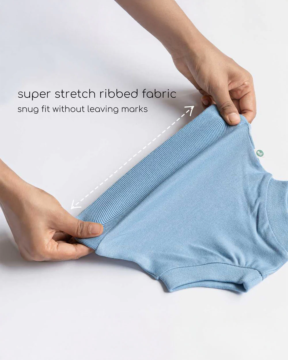 Cocoon Care Light Blue, Beige & Orange Panties-Solid-Bamboo-Pack of 3-For Infants - Image 4