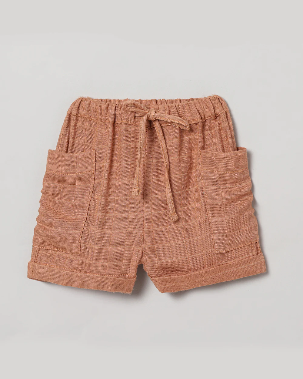 Cocoon Care Orange T-shirt & Shorts Set-Bugs and Butterfly-Bamboo Muslin-For Infants - Image 3