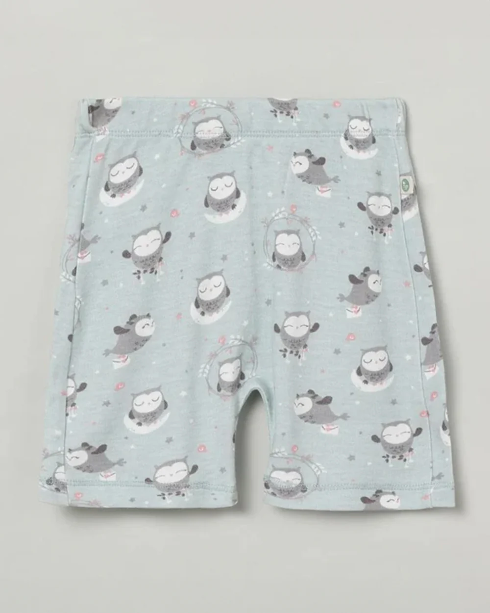 Cocoon Care Pastel Green Coord Set-Navy Blue & Wise Owl-Bamboo Muslin-Pack of 2-For Infants - Image 8
