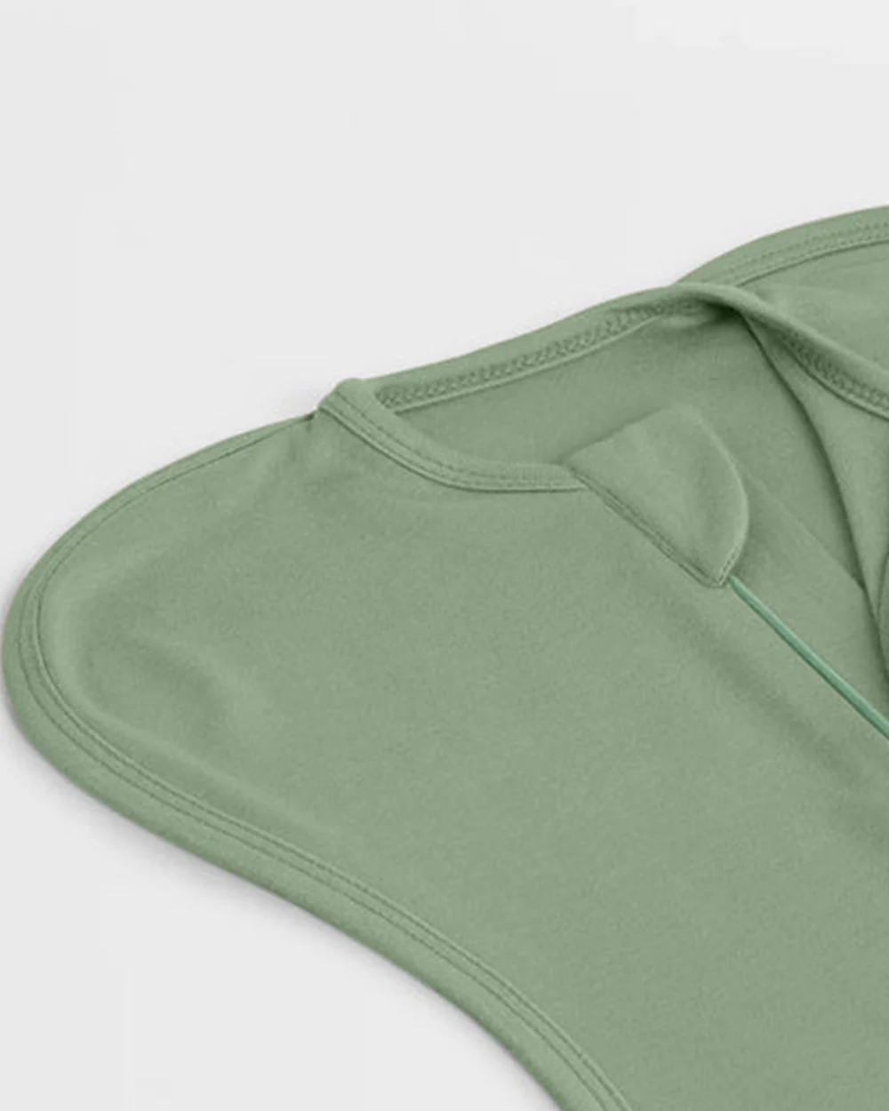 Cocoon Care Sage Green Baby Sleeping Bag/Pod-Bamboo Cotton-With 2 Way Zipper-Newborn Bed - Image 3