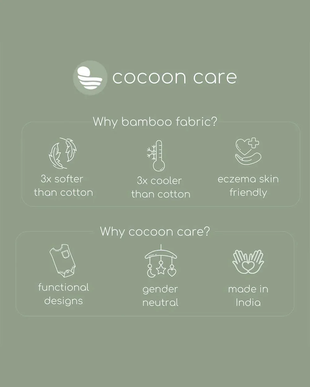 Cocoon Care Sage Green Cloth Nappy-Bamboo Muslin-Washable & Reusable - Image 7
