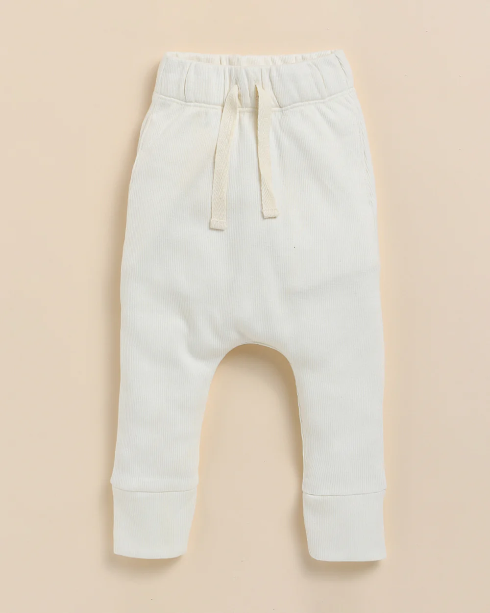 Cot & Candy Baby Brown & White Trousers-Solid-Organic Cotton-Pack of 2-For Infants - Image 5
