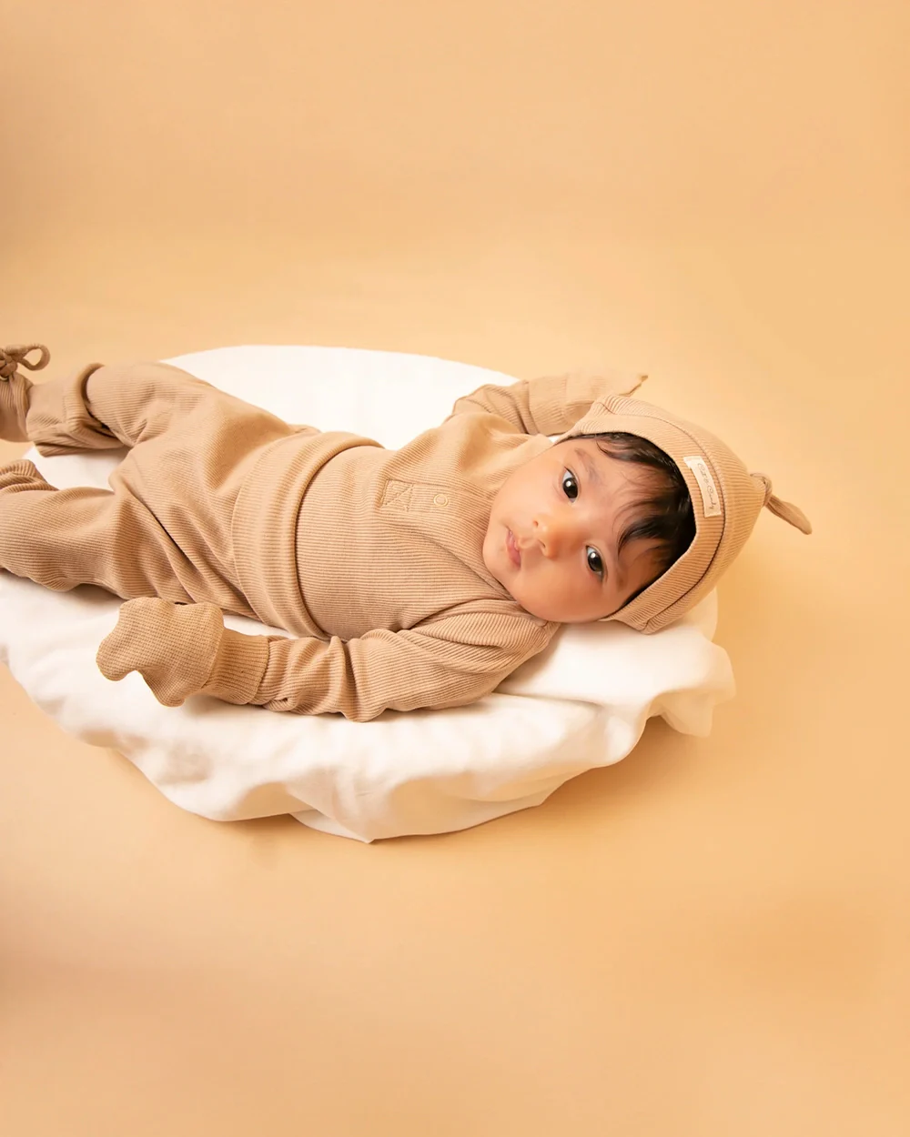 Cot & Candy Baby Latte Full Sleeve Bodysuit New Born Gift Set-Pack Of 5-Gift For Baby Shower & Baby Birthday - Image 3