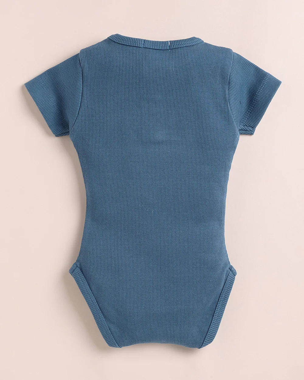 Cot & Candy Baby Navy Blue Bodysuit-Denim-Organic Cotton-For Infants - Image 2