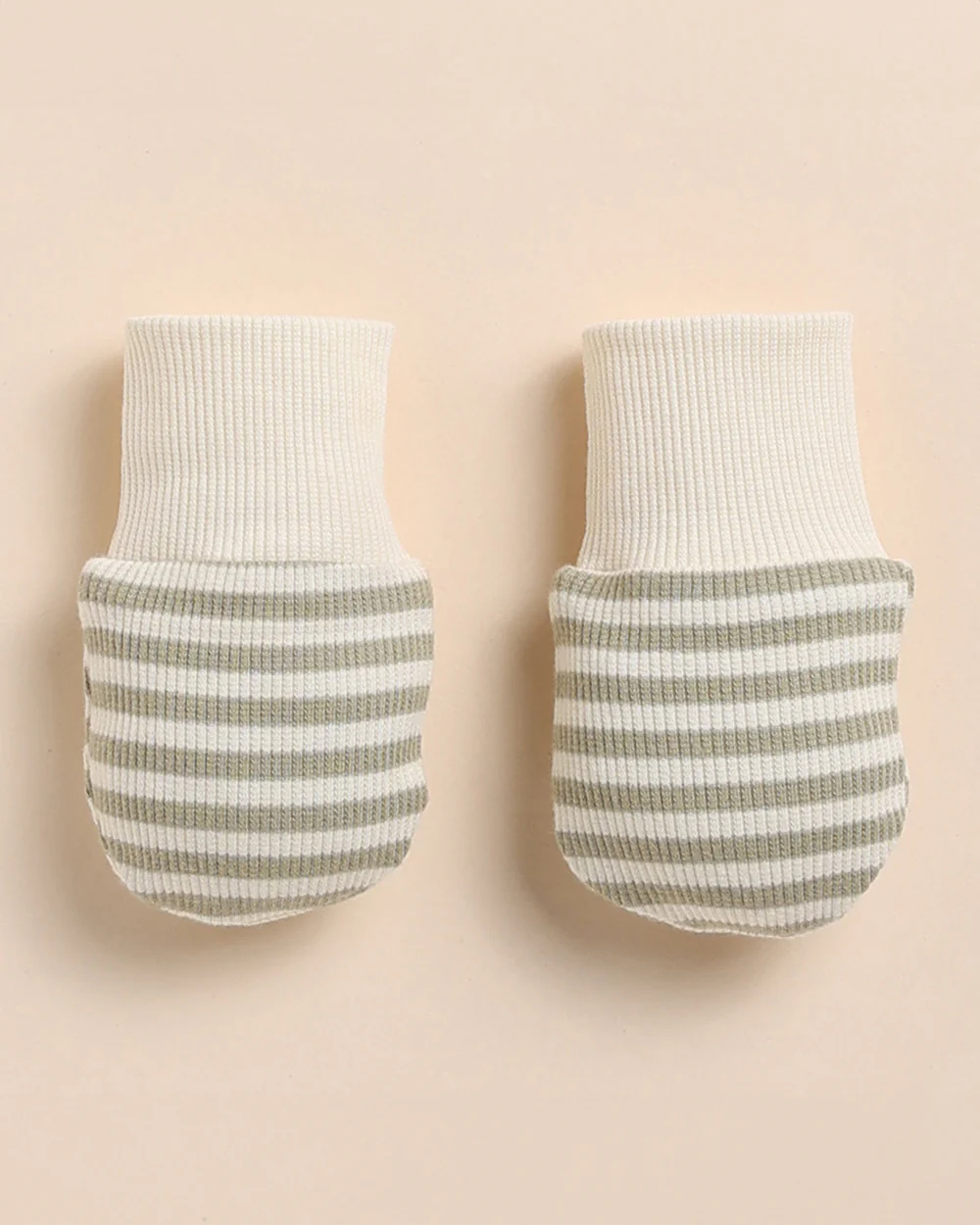 Cot & Candy Baby Newborn Clothing Gift Set-Full Sleeves Bodysuit Set-Pack of 5-Sage Stripe-For Baby Shower - Image 10