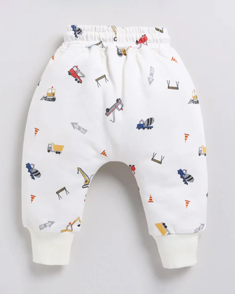Cot & Candy Baby Off White Winter Wear Hoodie & Jogger Set-Construction-GOTS Certified Organic Fleece-For Infants - Image 7