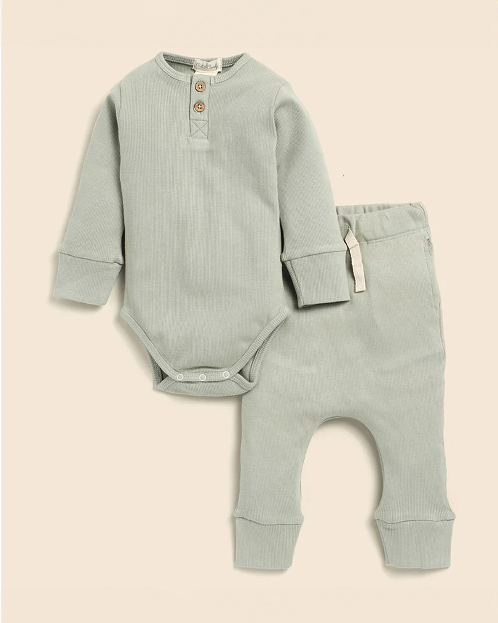 Cot & Candy Baby Sage Full Sleeve Bodysuit New Born Gift Set-Pack Of 5-Gift For Baby Shower & Baby Birthday - Image 2
