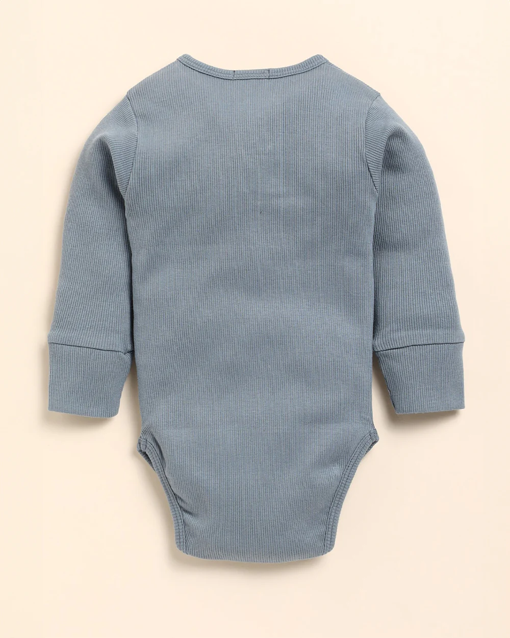 Cot & Candy Baby Aqua Bodysuit with Leggings-Solid-Organic Cotton-For Infants - Image 3