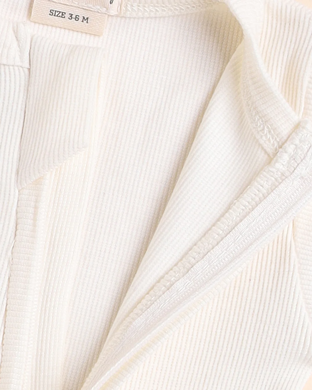 Cot & Candy Baby Milk & Ginger Winter Wear Zipsuits-Solid-Organic Cotton-Pack of 2-For Infants - Image 7