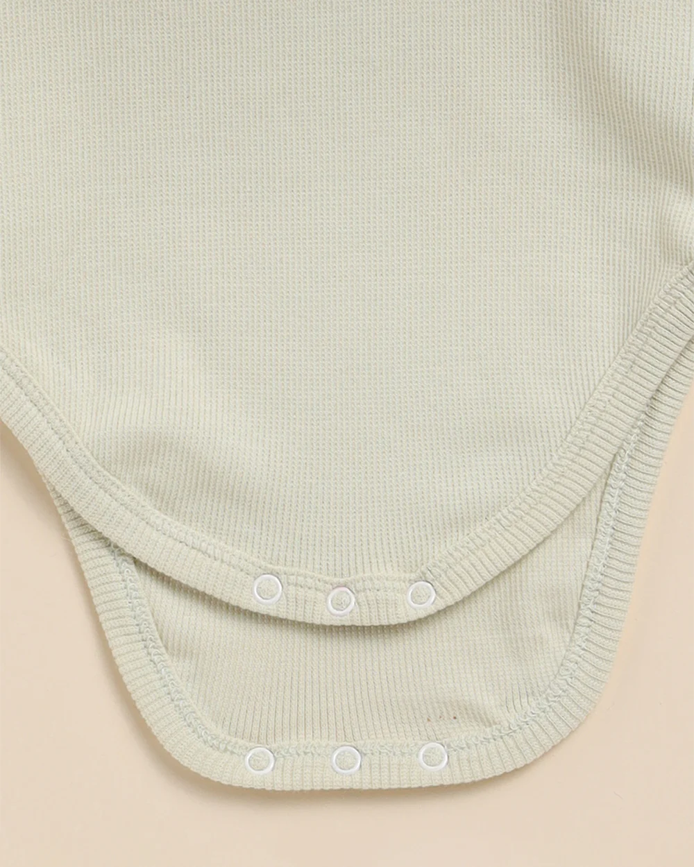 Cot & Candy Baby White & Oatmeal Winter Wear Bodysuit-Solid-Organic Cotton-Pack of 2-For Infants - Image 7