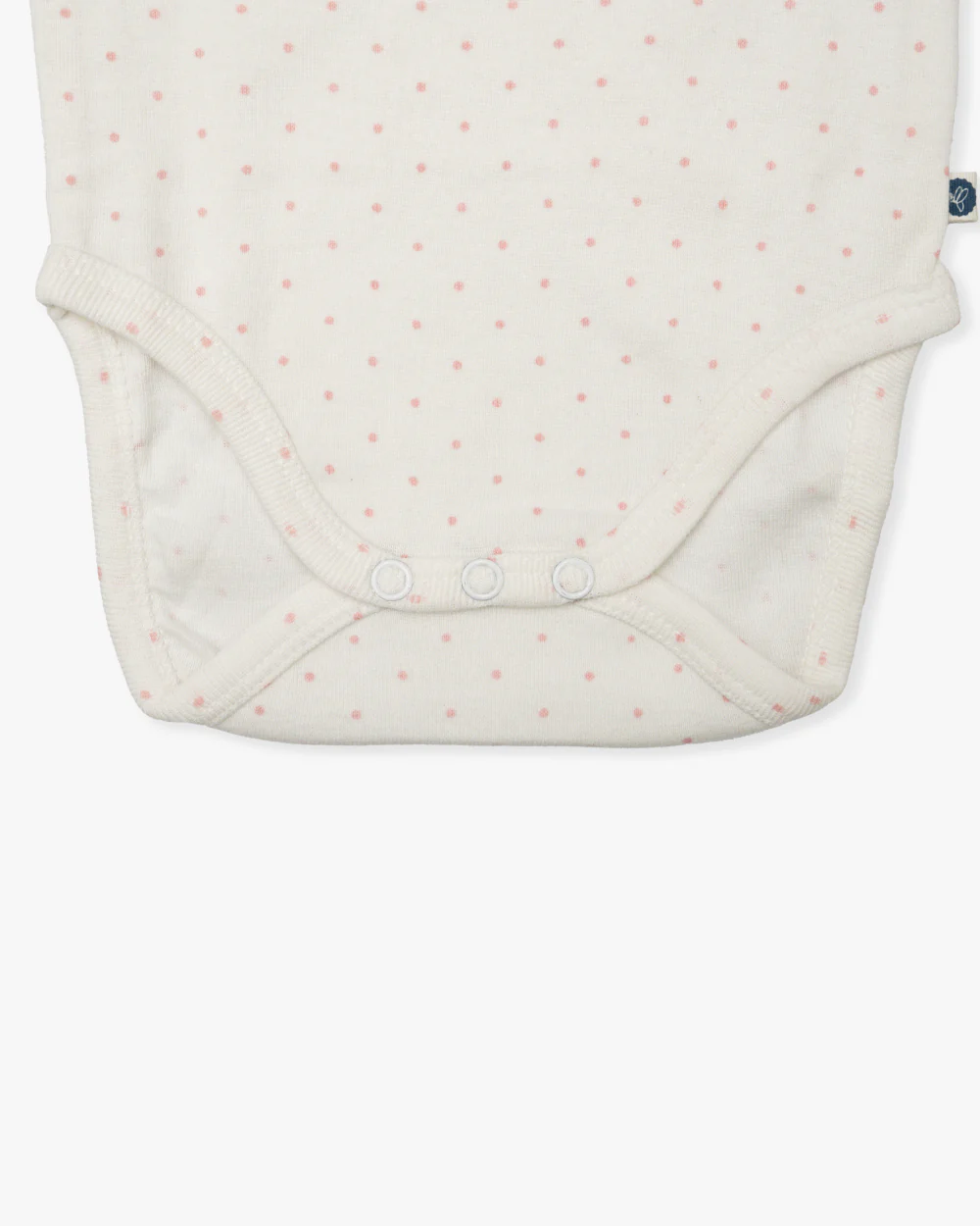 Cotton Bug White & Pastel Pink Bodysuit-Hearts-Organic Cotton-Half Sleeves-Pack of 3-For Infants - Image 8