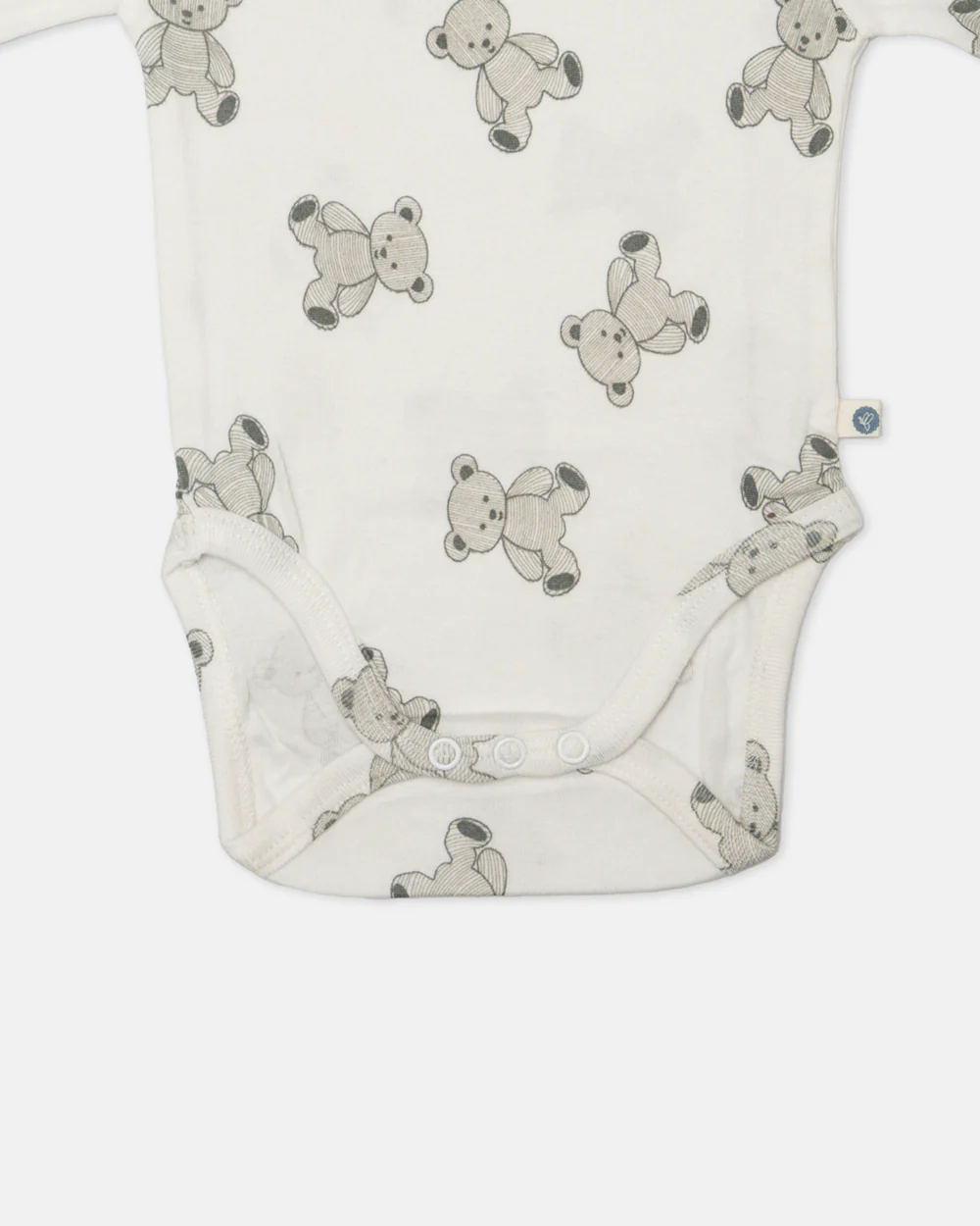 Cotton Bug White & Pink Bodysuit-Teddy-Organic Cotton-Full Sleeves-Pack of 3-For Infants - Image 13
