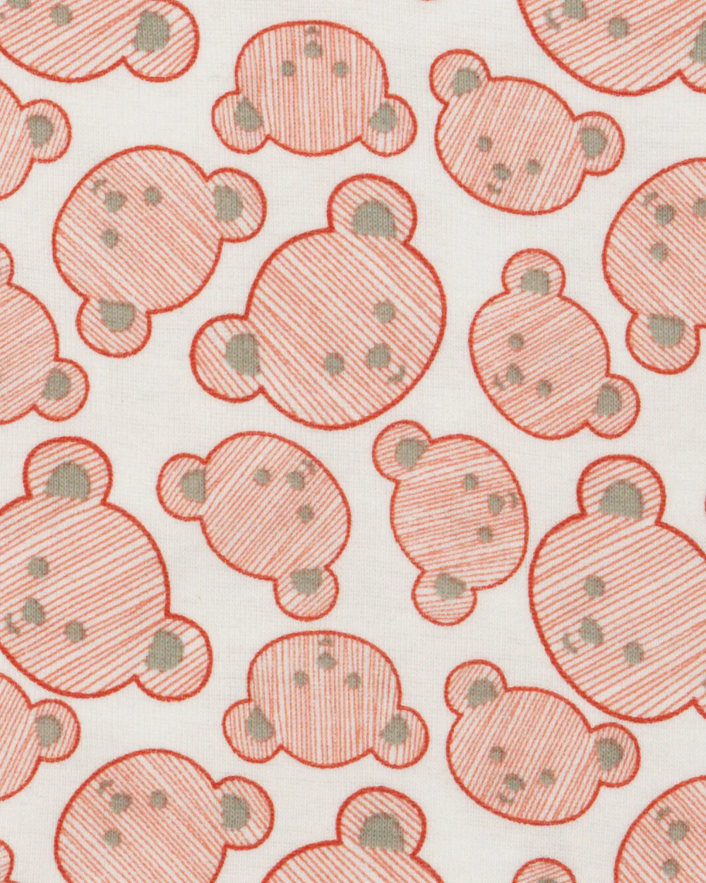Cotton Bug White & Pink Bodysuit-Teddy-Organic Cotton-Full Sleeves-Pack of 3-For Infants - Image 9