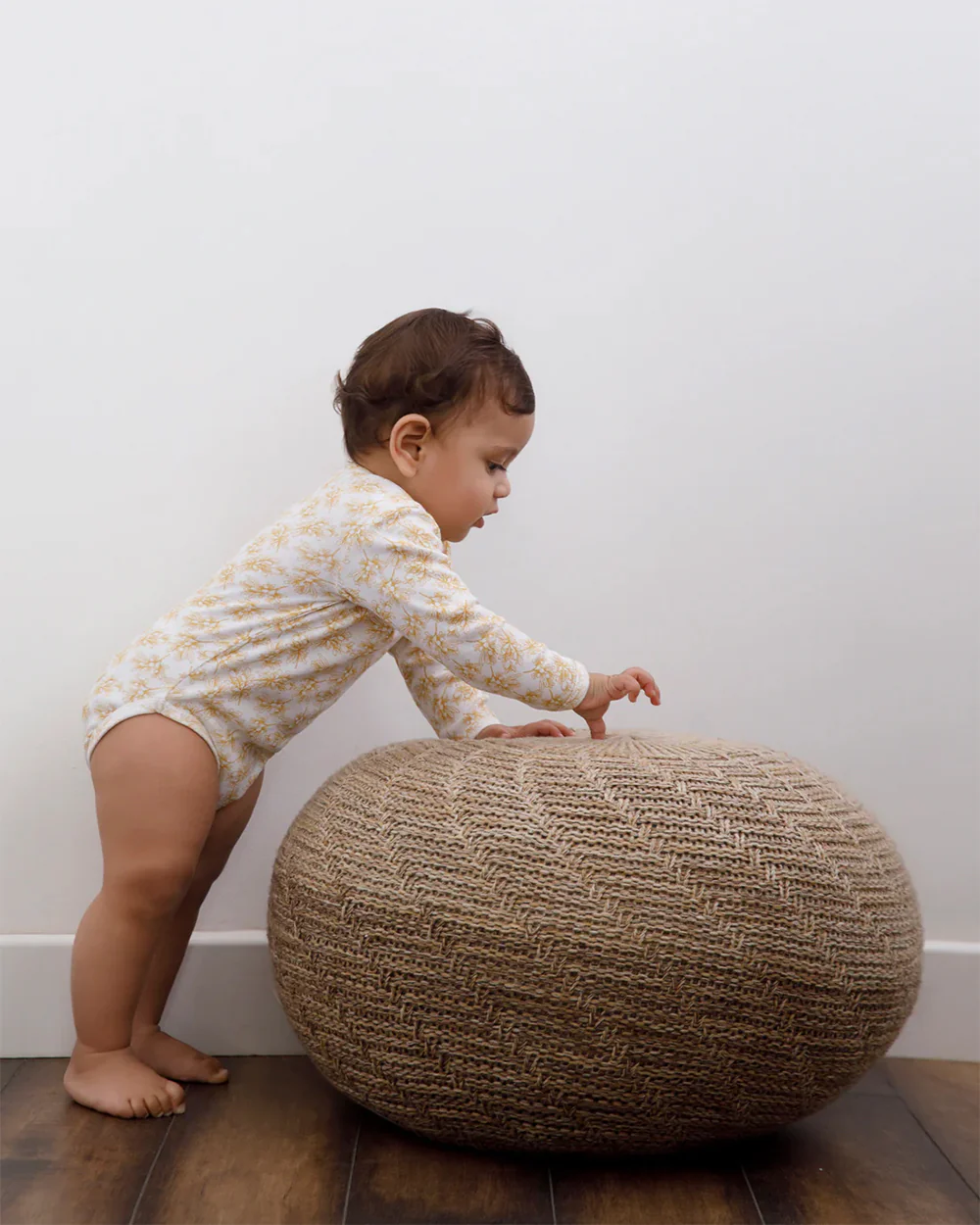 Cotton Bug White & Yellow Bodysuit-Printed-Organic Cotton-Full Sleeves-Pack of 3-For Infants - Image 2