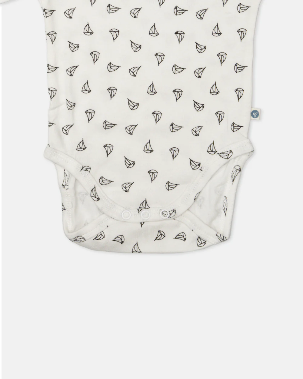 Cotton Bug White Bodysuit-Anchor-Organic Cotton-Full Sleeves-Pack of 3-For Infants - Image 19