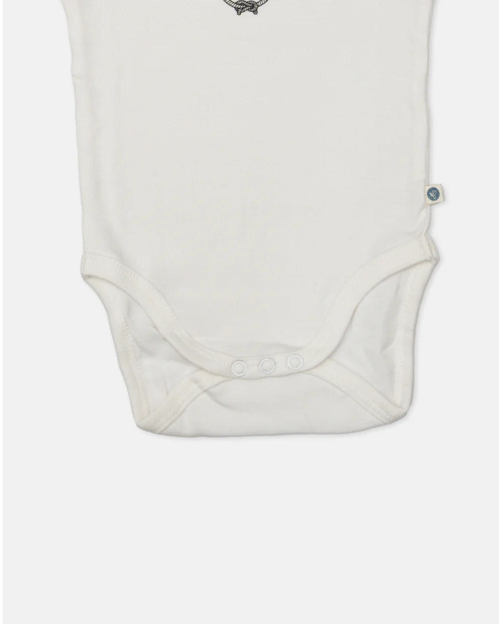 Cotton Bug White Bodysuit-Anchor-Organic Cotton-Full Sleeves-Pack of 3-For Infants - Image 7