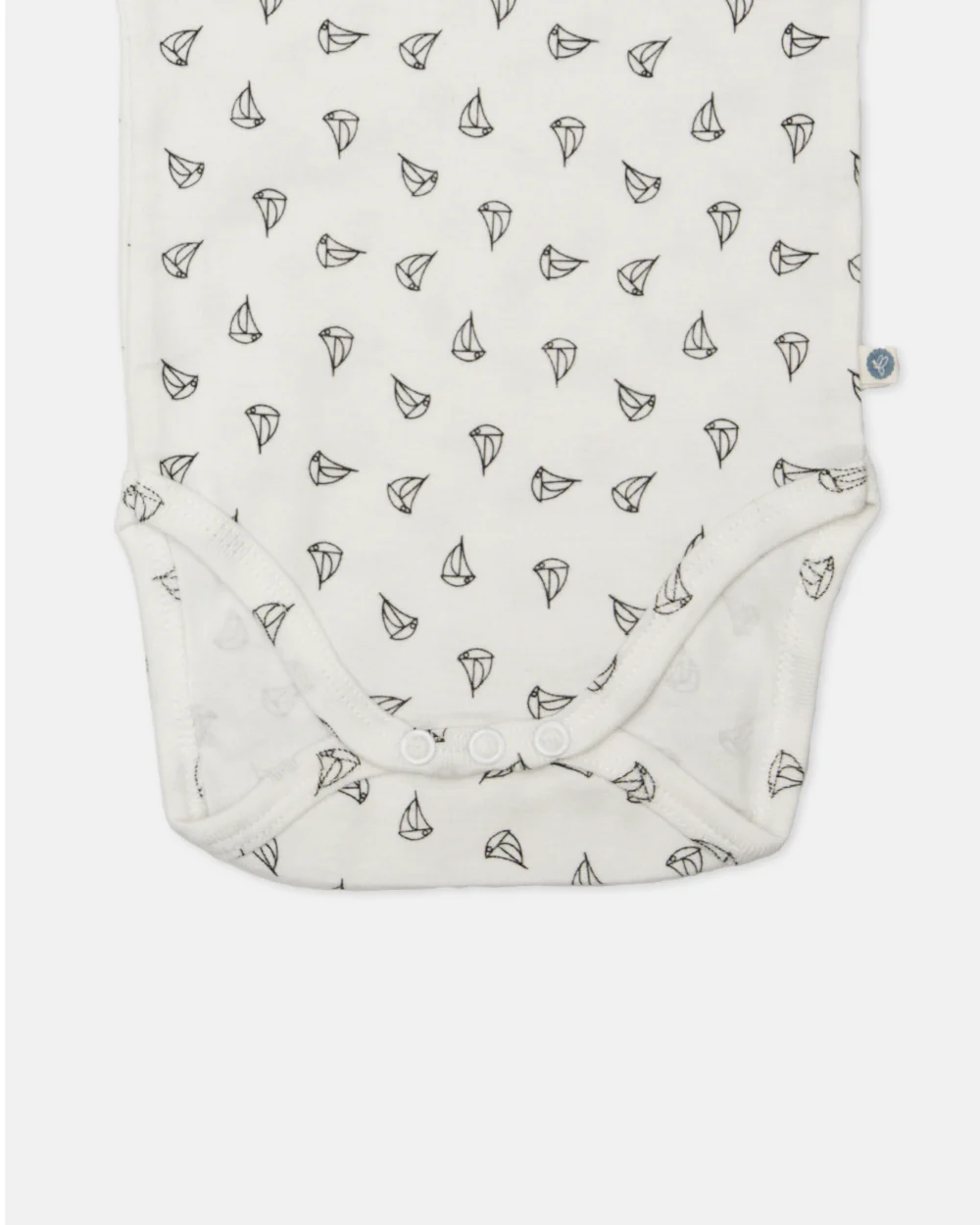 Cotton Bug White Bodysuit-Anchor-Organic Cotton-Half Sleeves-Pack of 3-For Infants - Image 22