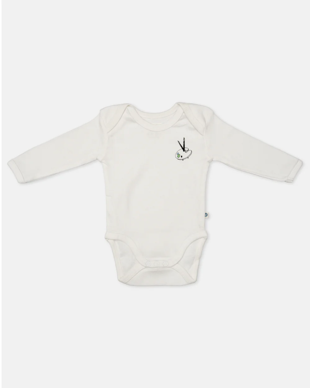 Cotton Bug White Bodysuit-Art Splash-Organic Cotton-Full Sleeves-Pack of 3-For Infants - Image 16