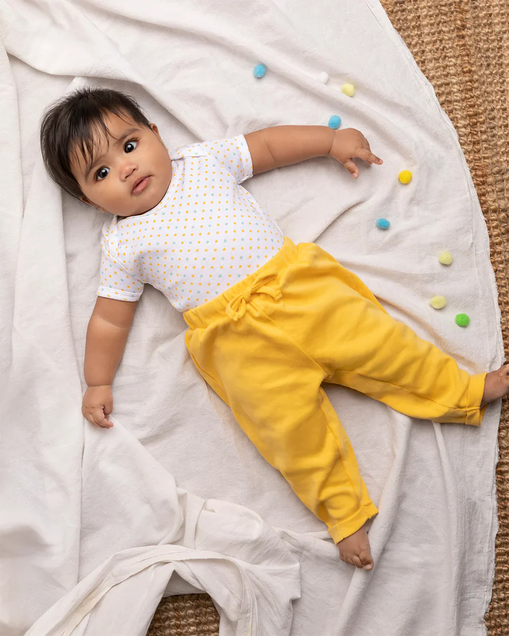 Cotton Bug White Bodysuit-Dragonfly-Organic Cotton-Half Sleeves-Pack Of 3-For Infants - Image 2