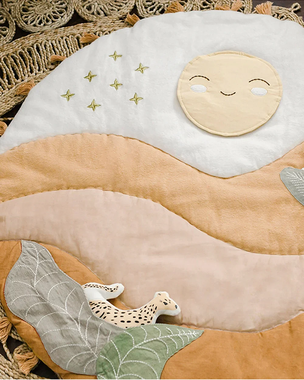 Crane Baby Desert Sunset Playmat-Improves Tactile Stimulation-0M+ - Image 3