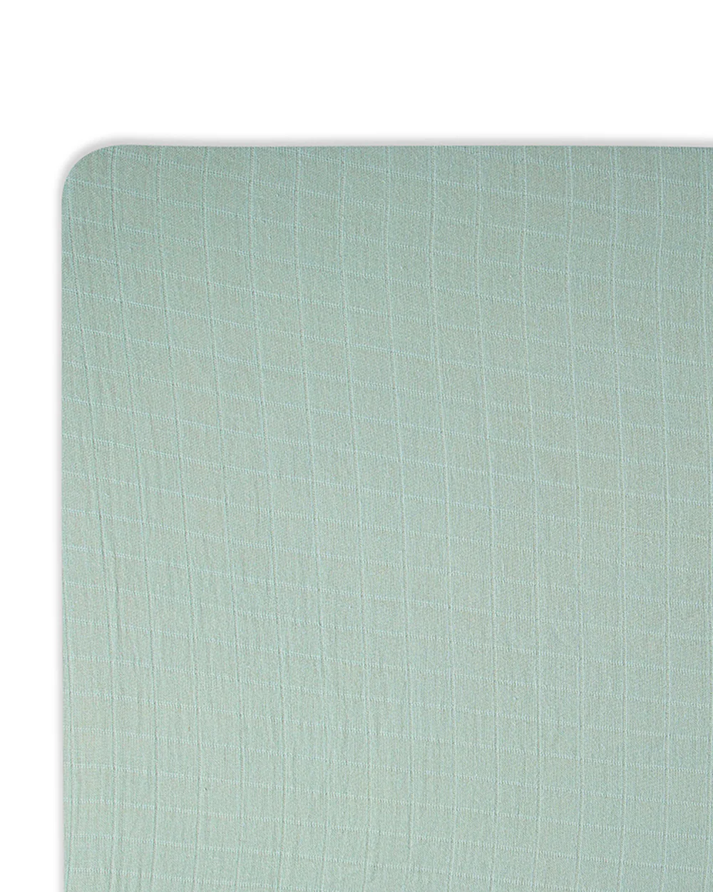 Crane Baby Evergreen Fitted Cot Bedsheet-100% Muslin Cotton-For Infants - Image 3