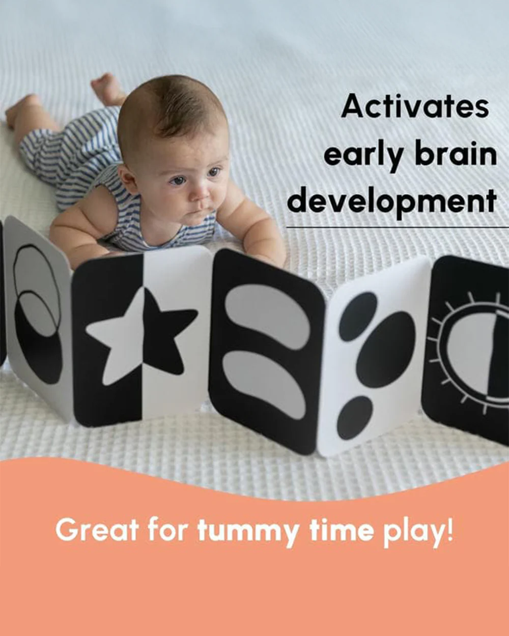 Curious Cub 14 High Contrast Flash Cards-Boosts Brain Skills-Learning & Educational Toys-0 to 3M - Image 3