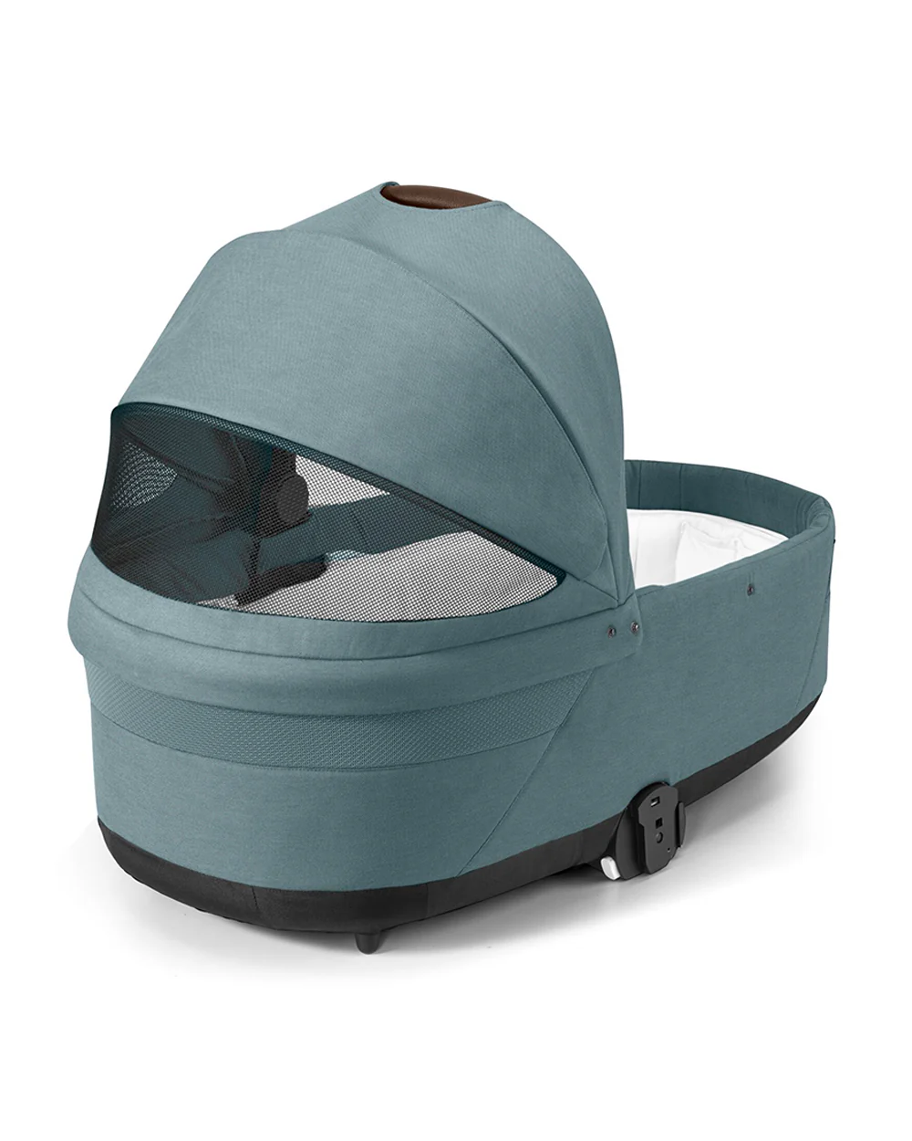 Cybex Cot S Lux Carry Cot-Attaches to Balios S Lux & Talos S Lux Stroller-No Adapters Required-Soft Foam Matrress-For 0 to 6M (Upto 9 Kg)-Stormy Blue - Image 5