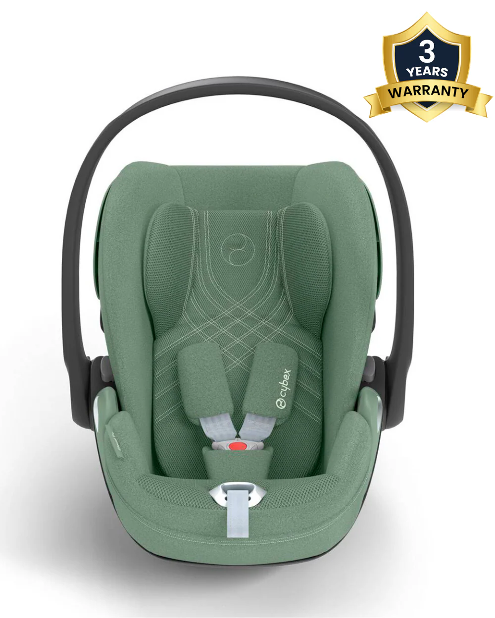 Cybex Coya Cabin Friendly Stroller & Cloud T i-Size Plus Car Seat Travel System-Includes Adapters-Rose Gold Frame & Leaf Green - Image 3