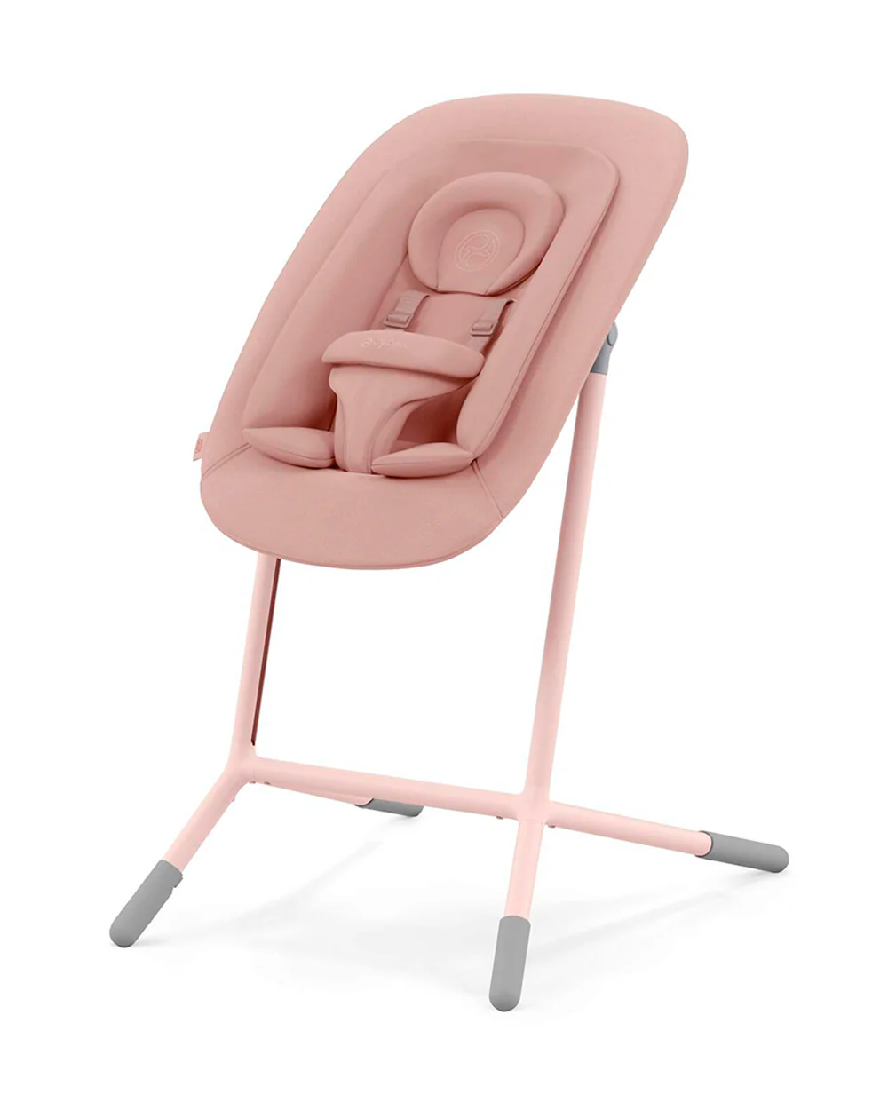 Cybex Lemo 4 in 1 High Chair-With Bouncer Seat, Baby Set & Tray-Individual Height & Depth Adjustment of Seat & Footrest-Anti Tip Rear Wheels for Easy Movement-2 Years Warranty-For 0 to 99Y (Upto 120 Kg)-Pearl Pink - Image 4