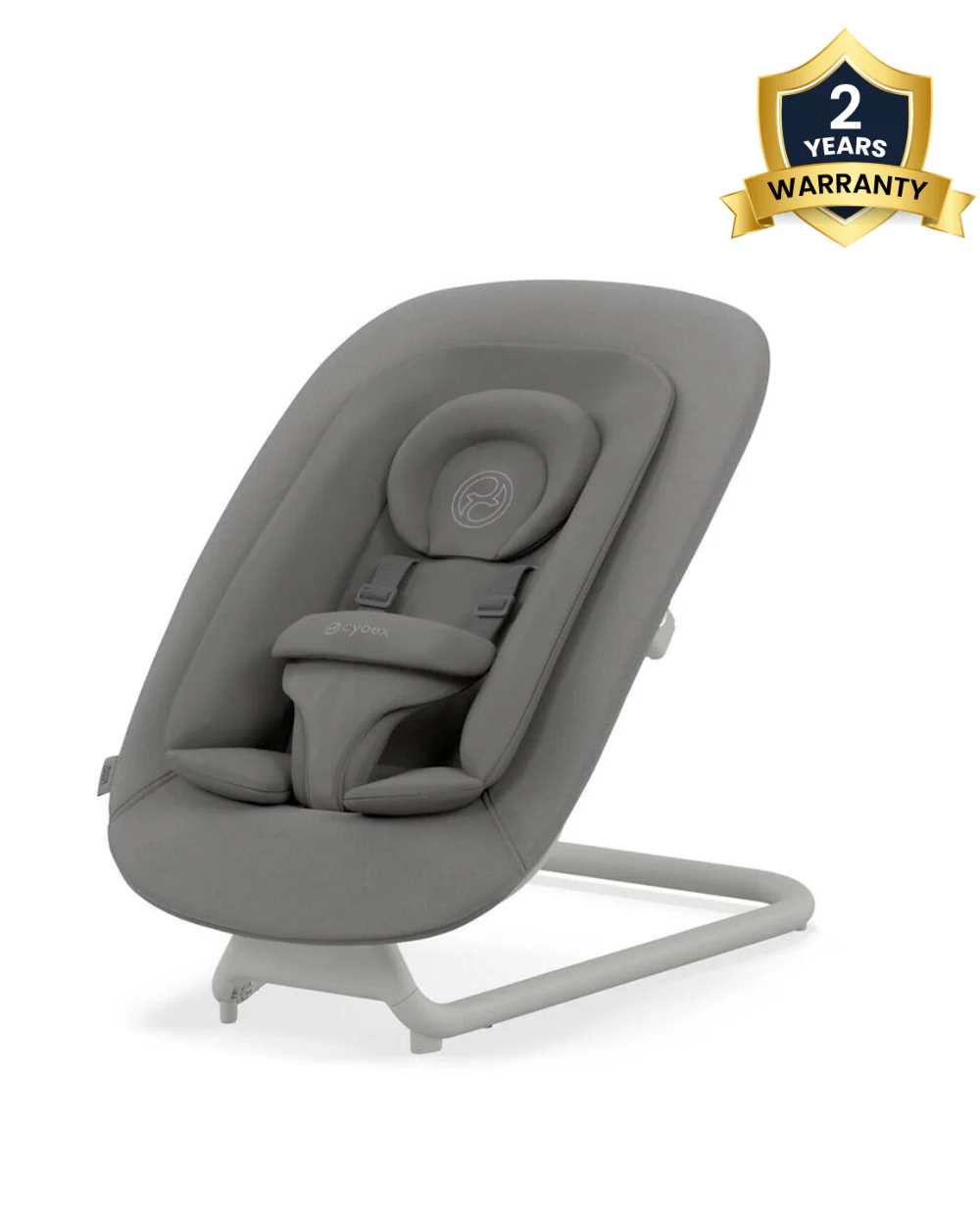 Cybex Lemo Baby Bouncer-Reclinable Seat-5 Point Harness-2 Years Warranty-For 0 to 3Y (Upto 15 Kg)-Suede Grey - Image 2
