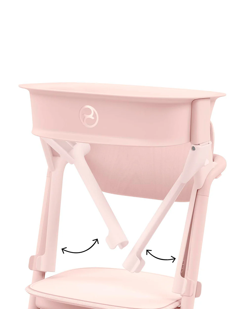 Cybex Lemo Training Tower-Easily Clips On To Lemo Chair-One Hand Installation-No Tools Required-2 Years Warranty-For 1 to 5Y (Upto 25 Kg)-Pearl Pink - Image 4