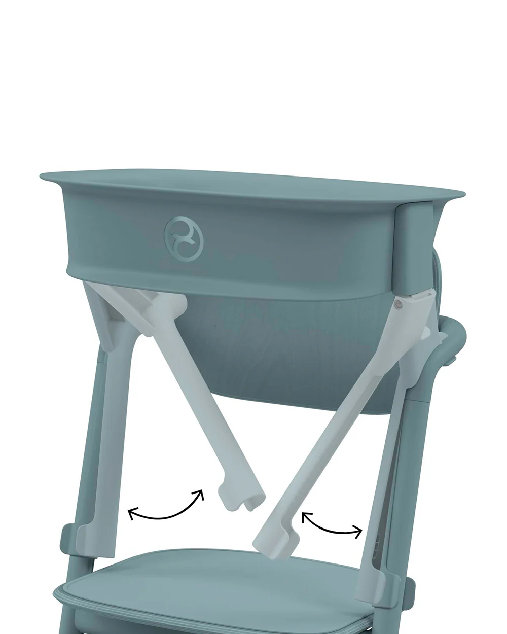 Cybex Lemo Training Tower-Easily Clips On To Lemo Chair-One Hand Installation-No Tools Required-2 Years Warranty-For 1 to 5Y (Upto 25 Kg)-Stone Blue - Image 4