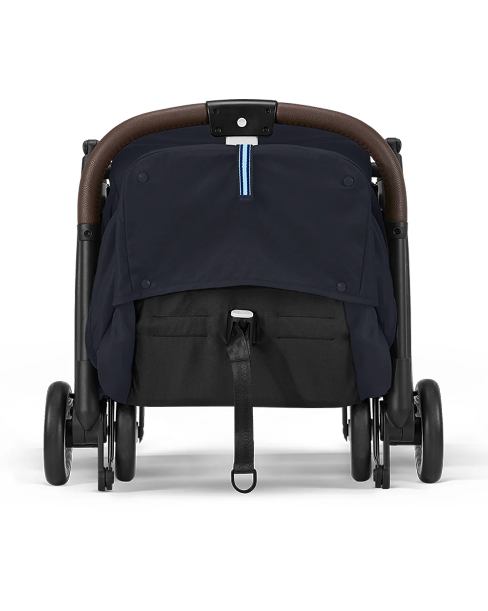 Cybex Orfeo Cabin Friendly Stroller-One Hand Fold-Flat Reclining Seat-Car Seat Compatible-2 Years Warranty-For 0 to 4Y (Upto 22 Kg)-Silver Frame & Dark Blue Seat - Image 10