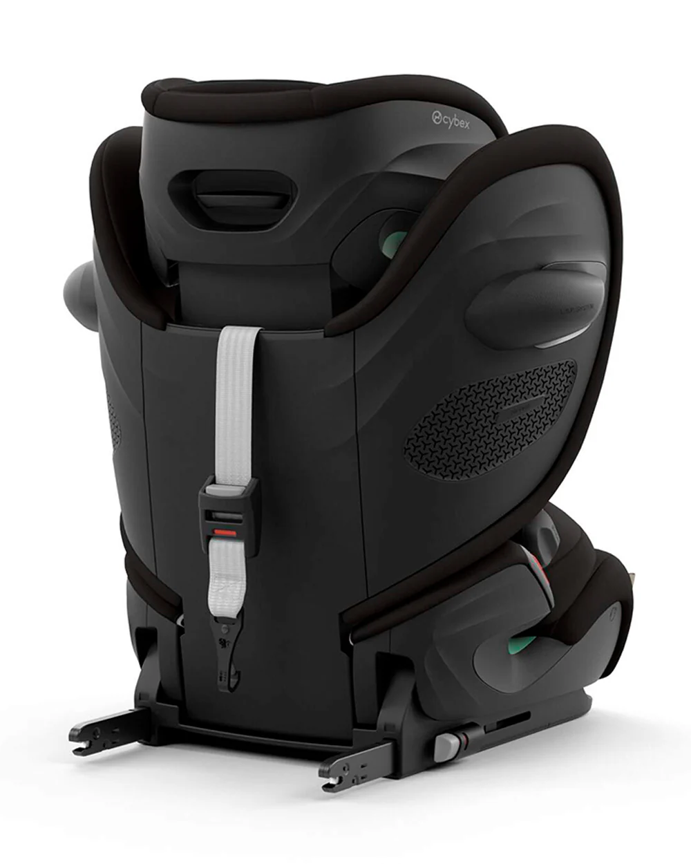 Cybex Pallas G2 Baby Car Seat-Forward Facing-With Airbag Style Impact Shield-Reduces the Risk of Neck Injury-12 Positions Adjustable Headrest-For 15M to 12Y (9 to 50 Kg)-Magic Black - Image 9