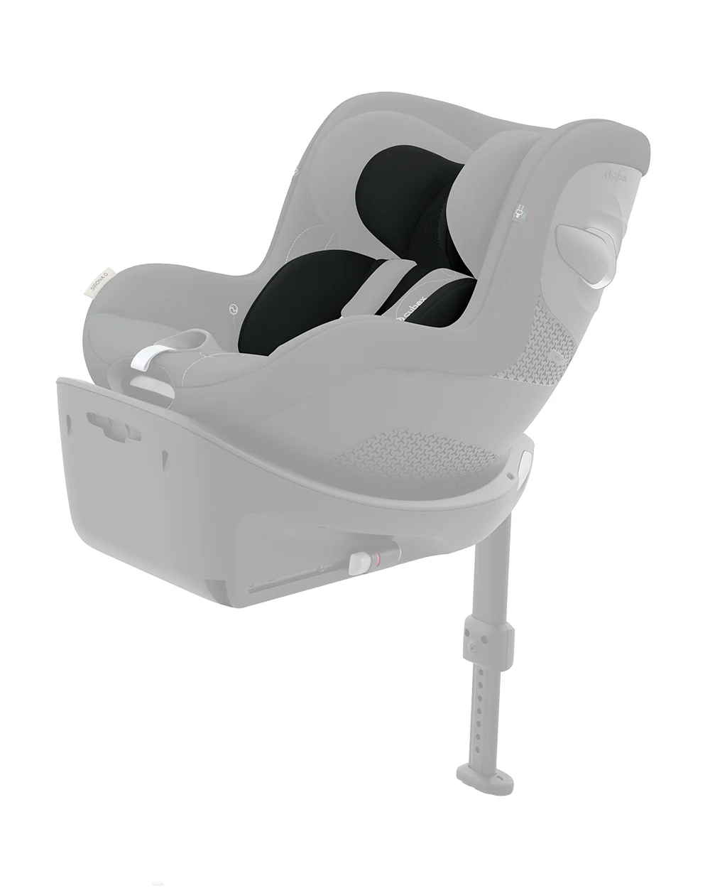 Cybex Sirona G Line Newborn Inlay-Compatible With Sirona G & Gi i-Size Car Seats-Makes Car Seat Suitable From Birth-For 0 to 3M-Grey - Image 3