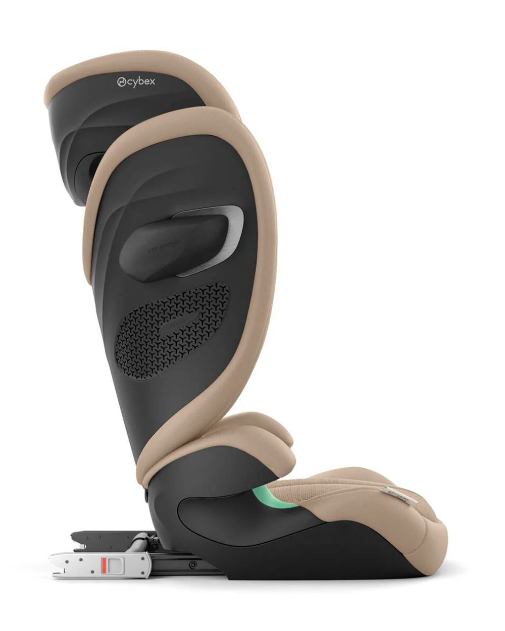 Cybex Solution G2 PLUS Foldable Car Seat-Forward Facing-Folds into Compact Shape-Mesh Fabric For 6x Better Airflow-With Convenient Carry Handle-12 Positions Adjustable Headrest-For 3 to 12Y (15 to 50 Kg)-Almond Beige - Image 7