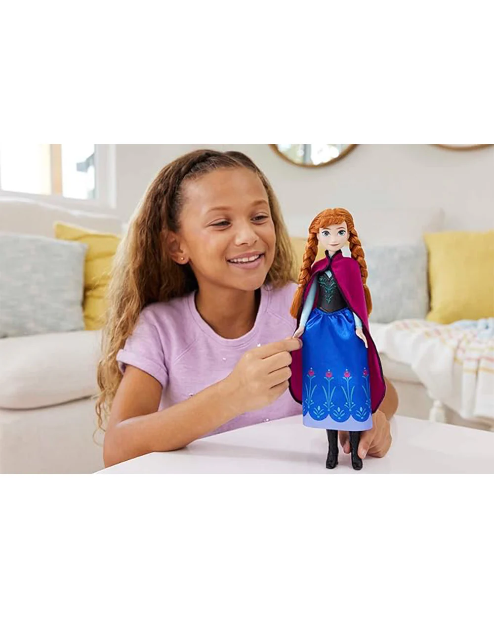 Disney Frozen Anna Posable Fashion Doll With Signature Clothing And Accessories Inspired From Frozen Movie-Promotes Role Play-Doll & Doll Houses-12M+ - Image 6