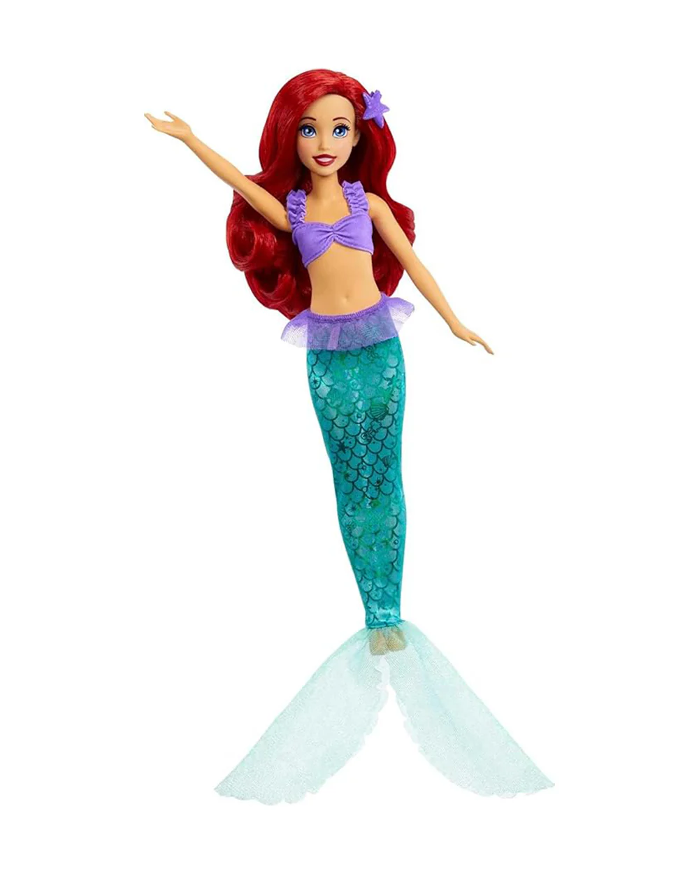 Disney Princess Ariel 2-in-1 Mermaid to Princess Doll-Includes 2 Dresses and Accessories-Improves Role Play-Doll & Doll Houses-12M+ - Image 3
