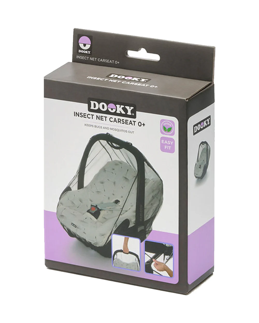 Dooky Universal Car Seat Mosquito Net-Breathable-Quick & Easy To Attach-For Infant Car Seats - Image 6