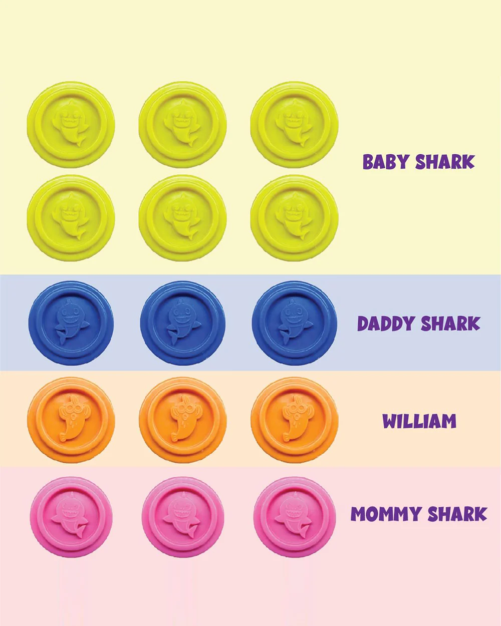 Dough Magic Baby Shark Dough Tub 100g-Art & Craft Kit-18M+ - Image 6