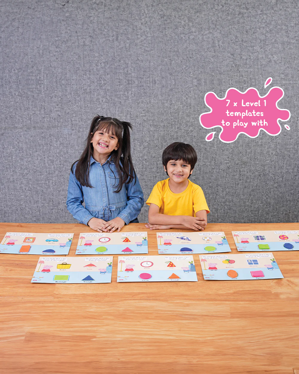 Dough Magic Peppa Pig Spot & Shape Activity Set-Art & Craft Kit-18M+ - Image 4