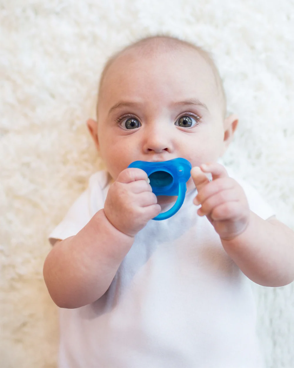 Dr. Brown's Happy Paci-Two Piece Soother-Blue-Pacifier - Image 5