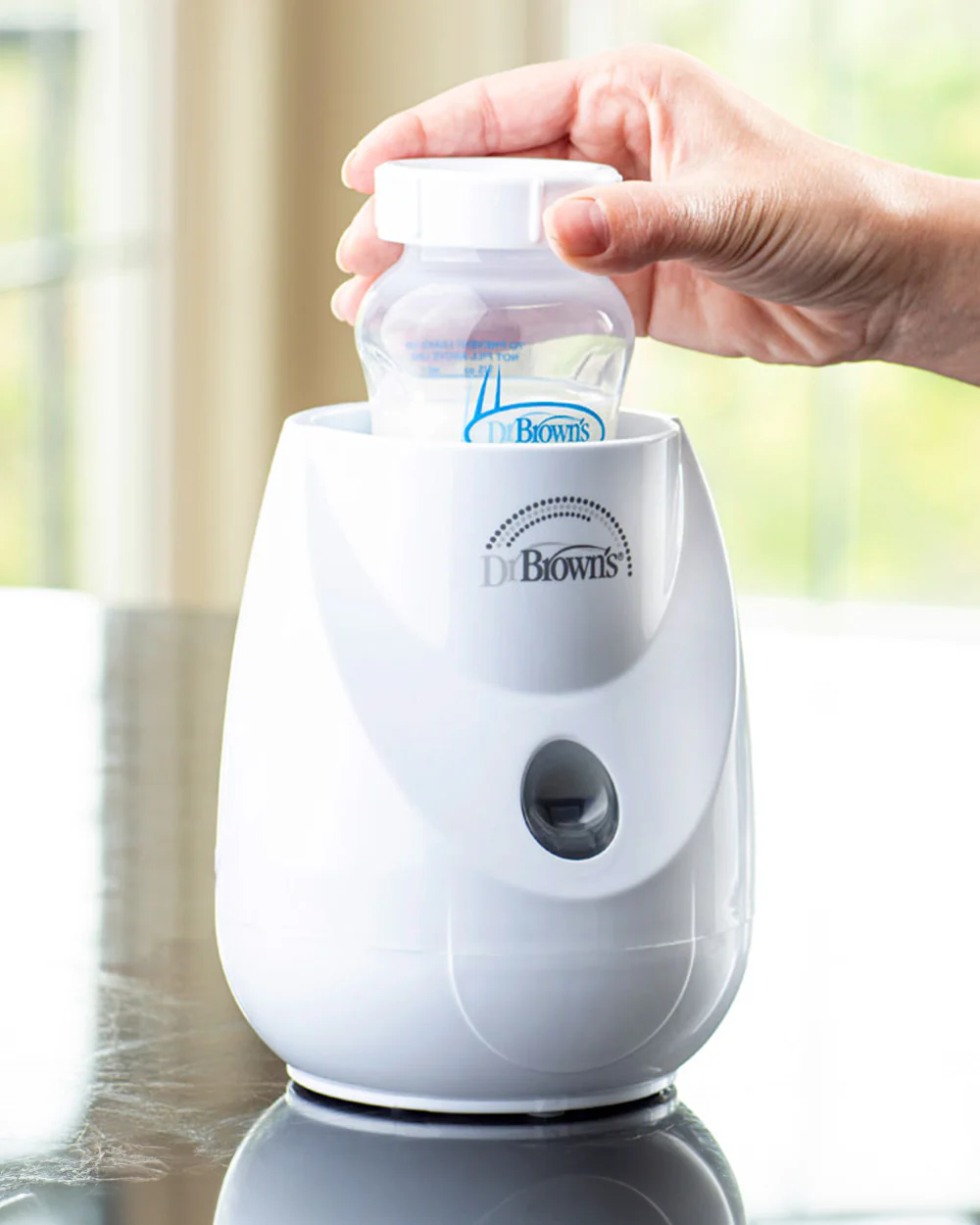 Dr. Brown's Insta Feed Bottle Warmer & Sterilizer-Built in Sterilizing Function for Bottle Accessories-80 Seconds Quick Warming-Overheat Protection-1 Bottle Capacity - Image 5